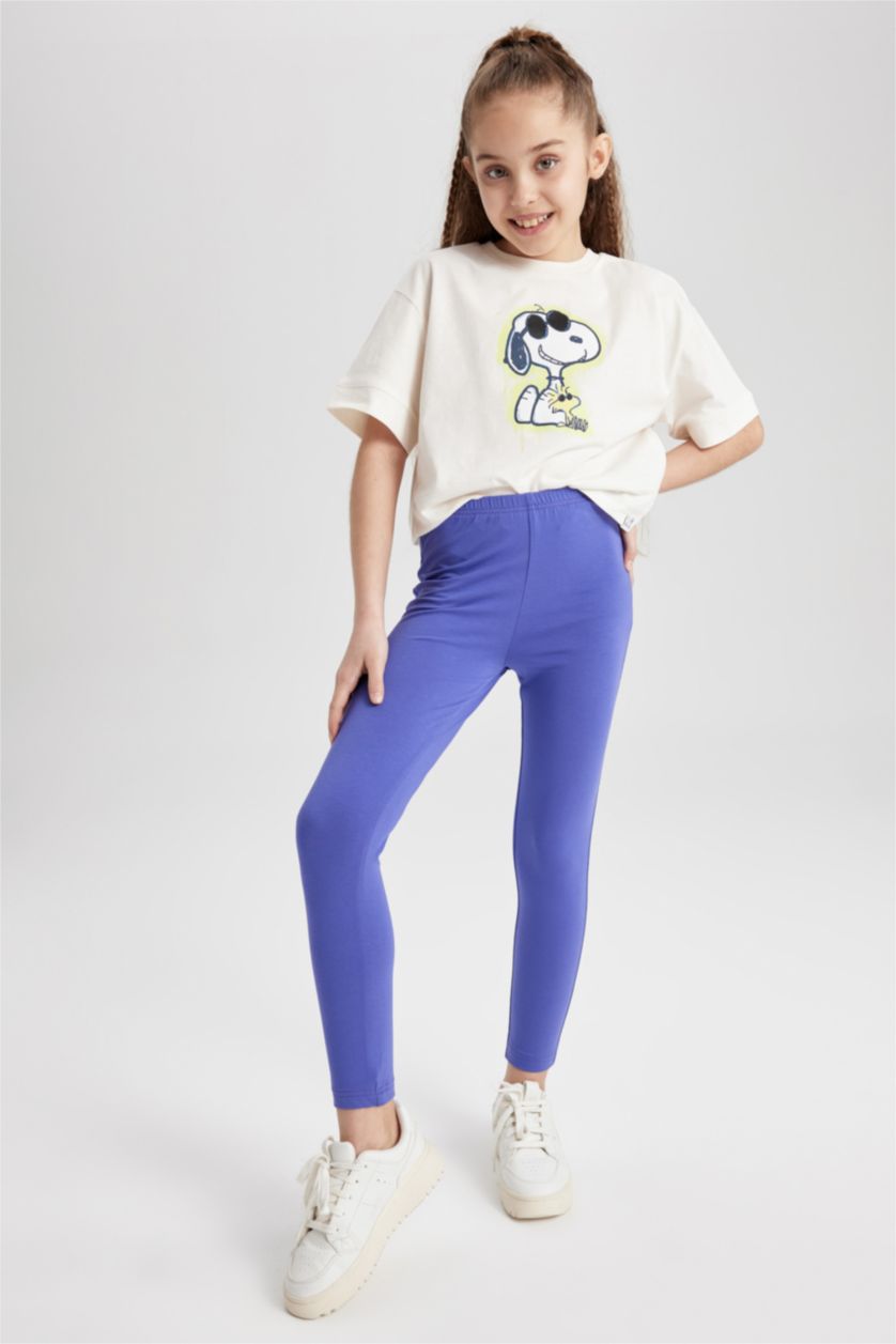 GIRLS & TEENS Purple Girl Leggings