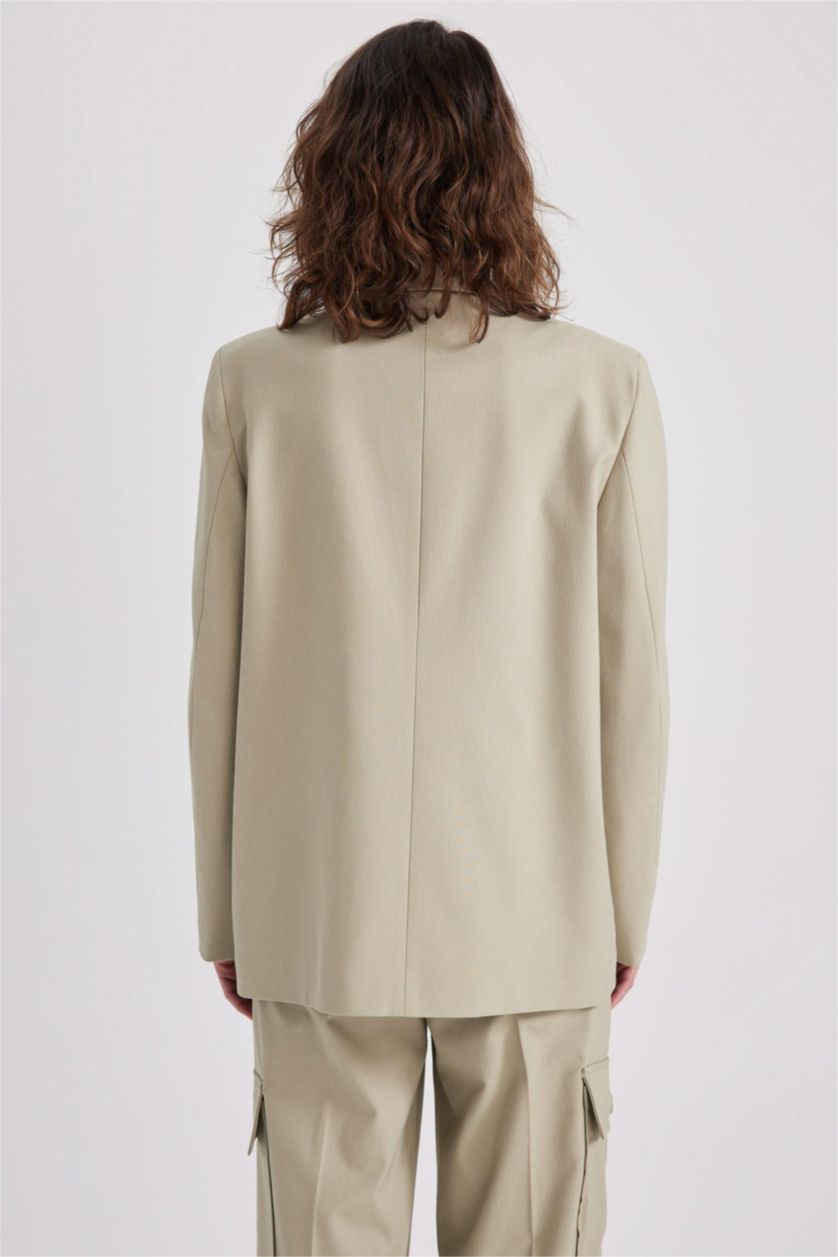 WOMAN Light Khaki Loose Fit Blazer