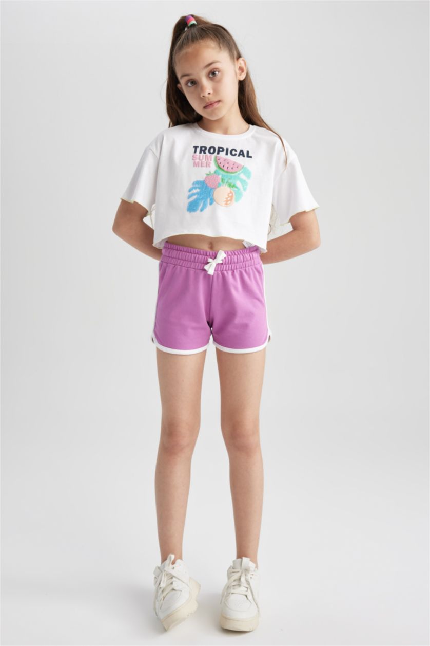 GIRLS & TEENS Purple شورت
