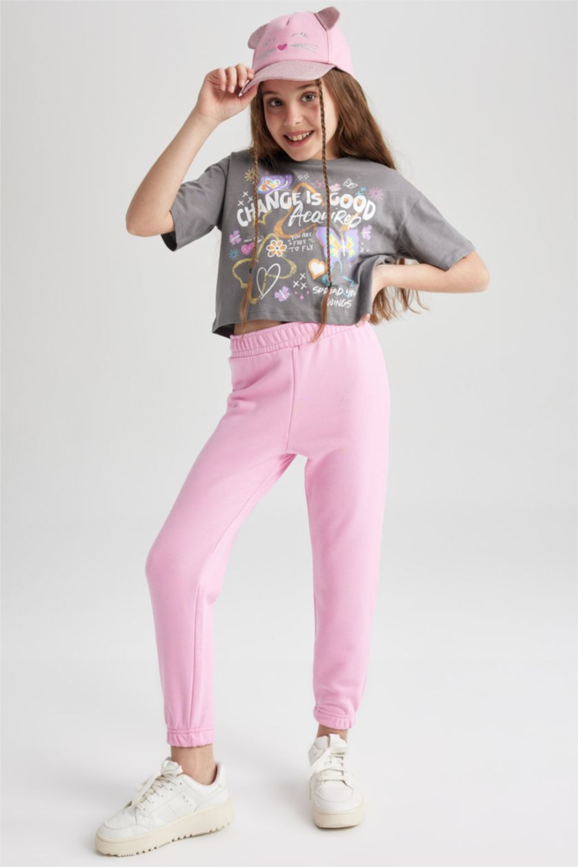 GIRLS & TEENS Pink Girl Jogger Trousers