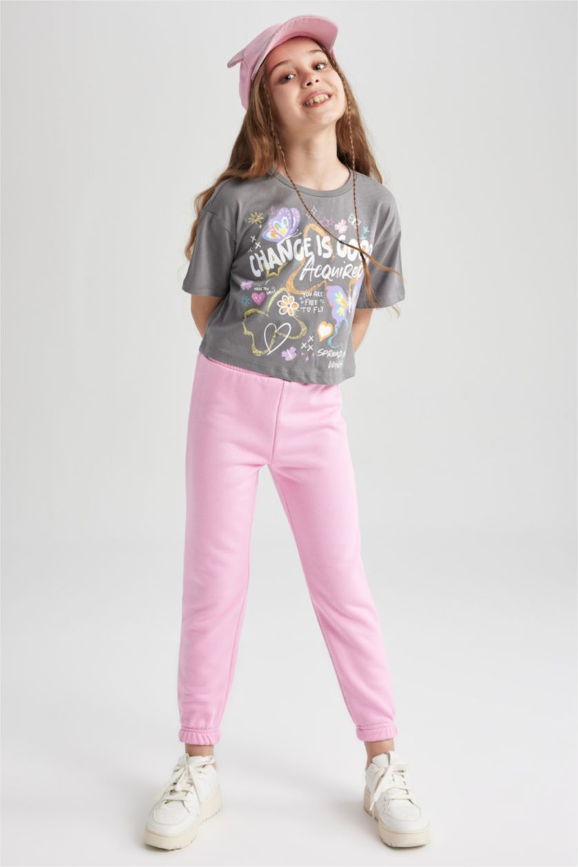 GIRLS & TEENS Pink Girl Jogger Trousers