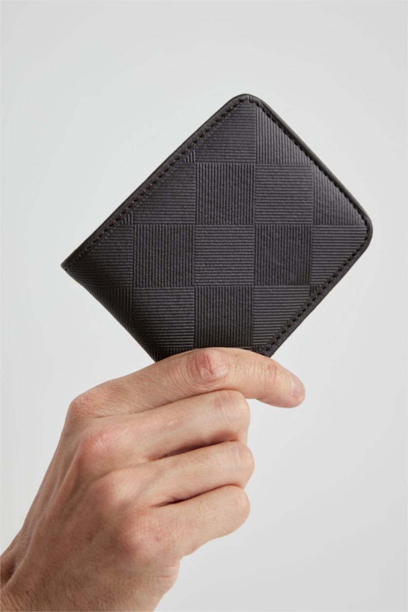 Erkek Kahve Erkek Suni Deri Cüzdan