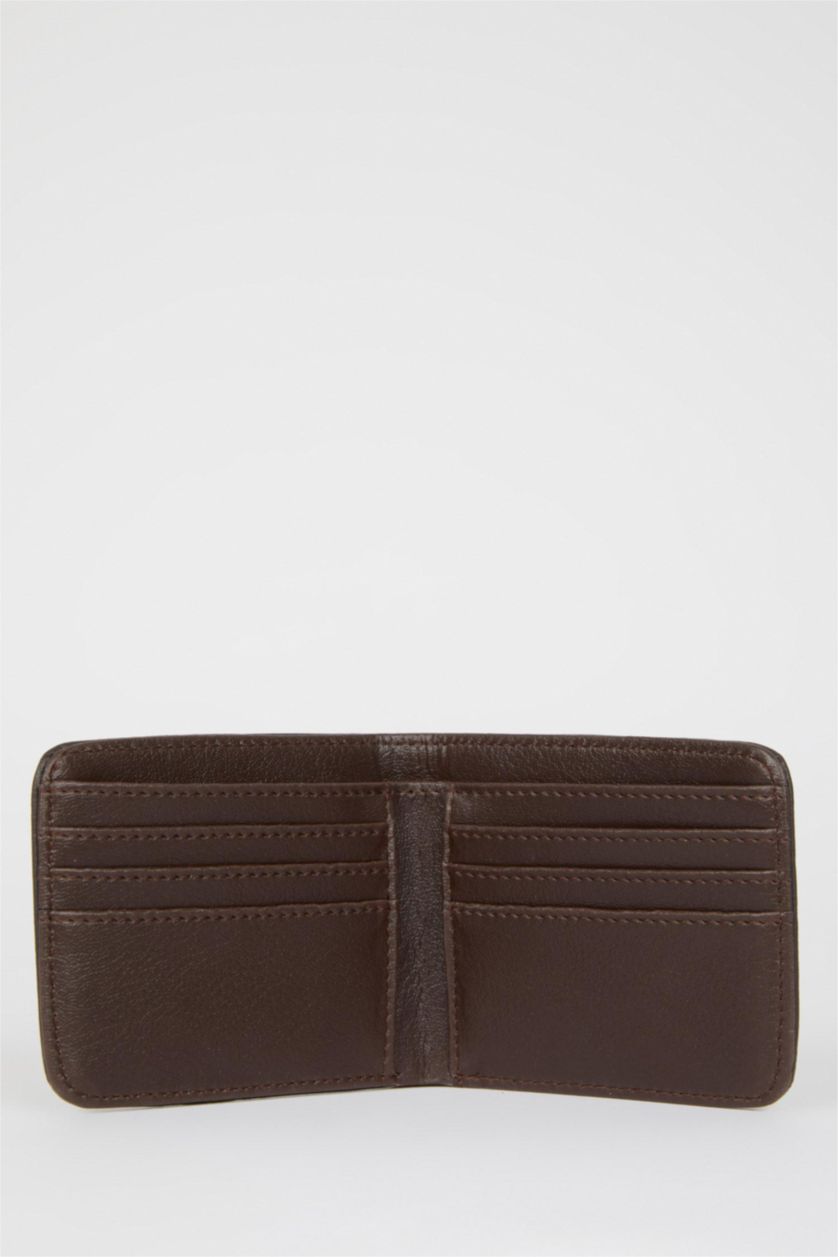 Erkek Kahve Erkek Suni Deri Cüzdan