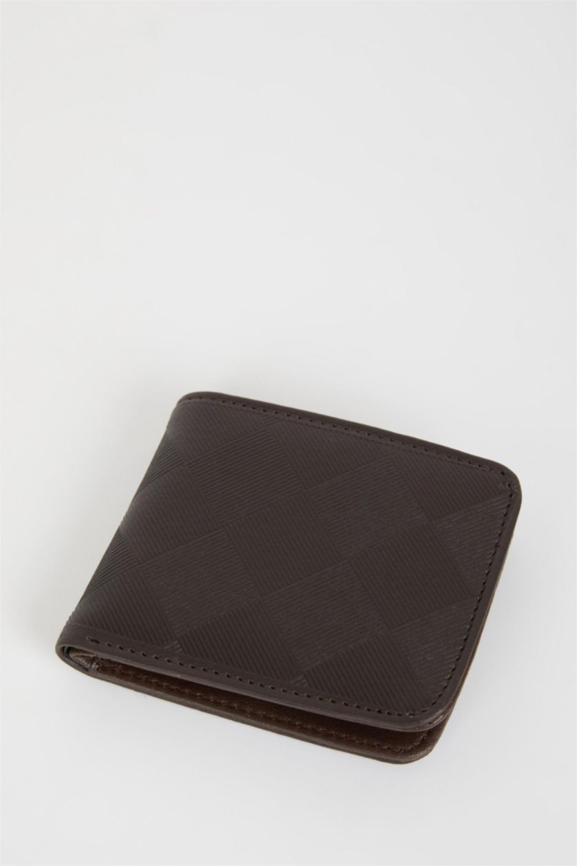 Erkek Kahve Erkek Suni Deri Cüzdan