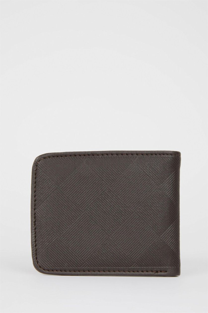 Erkek Kahve Erkek Suni Deri Cüzdan