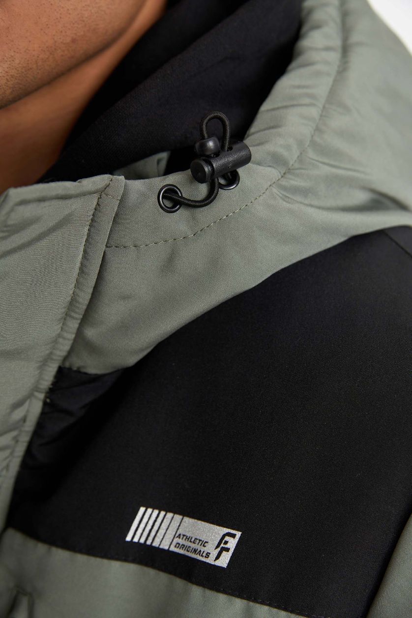 MAN Light Khaki DeFactoFit Water Repellent Regular Fit Puffer Jacket