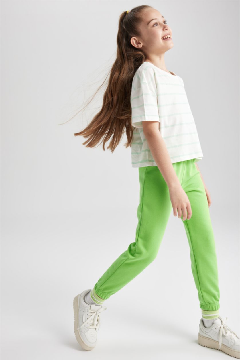 GIRLS & TEENS Neon Green Girl Jogger Trousers