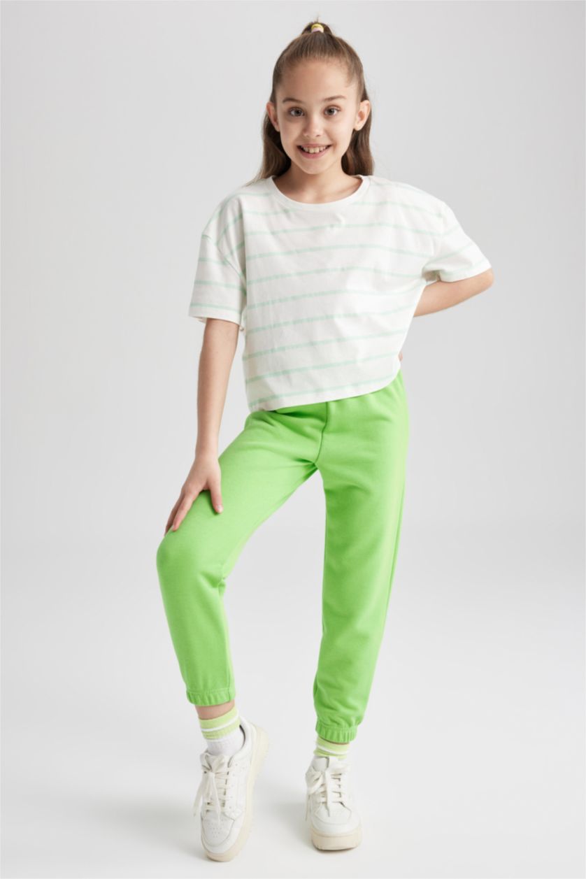 GIRLS & TEENS Neon Green Girl Jogger Trousers