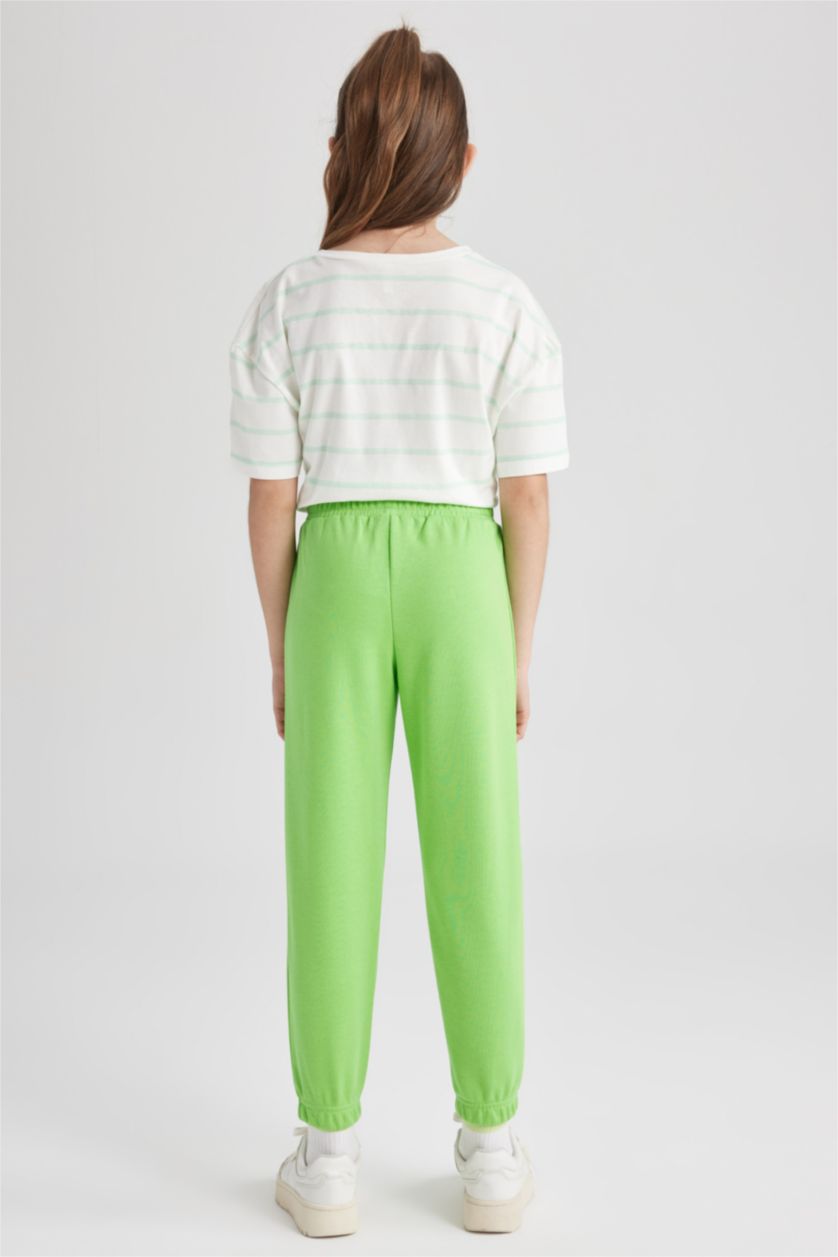 GIRLS & TEENS Neon Green Girl Jogger Trousers