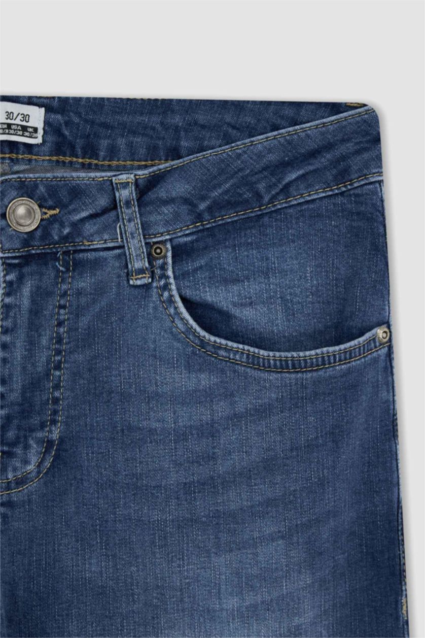 رجال أزرق بنطلون جينز كارلو سليم فيت