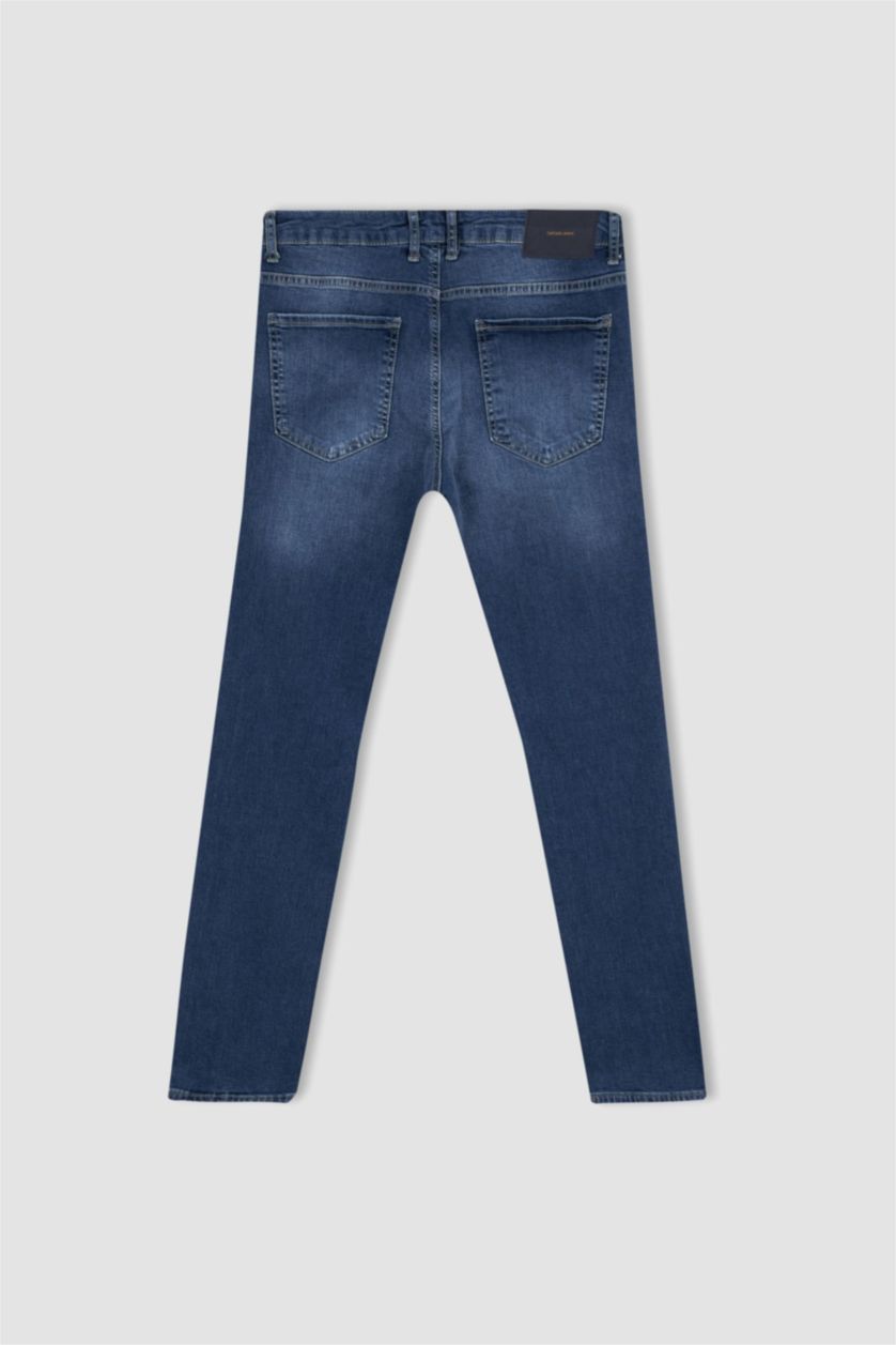 رجال أزرق بنطلون جينز كارلو سليم فيت