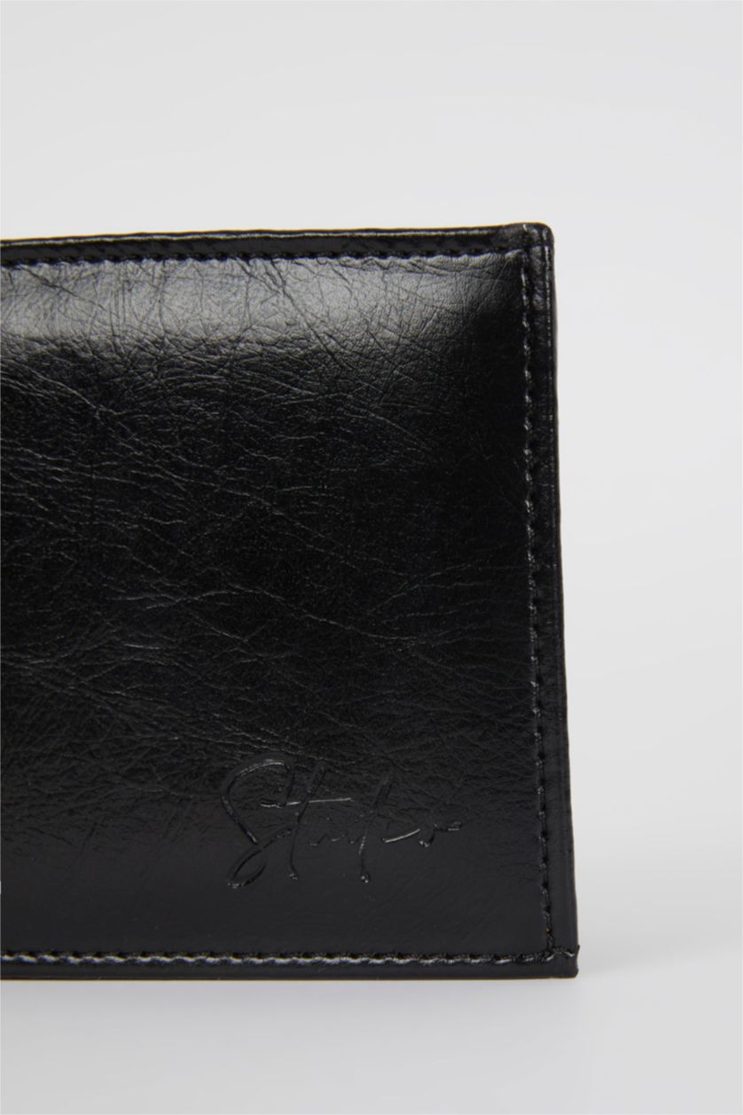 Erkek Siyah Erkek Suni Deri Cüzdan