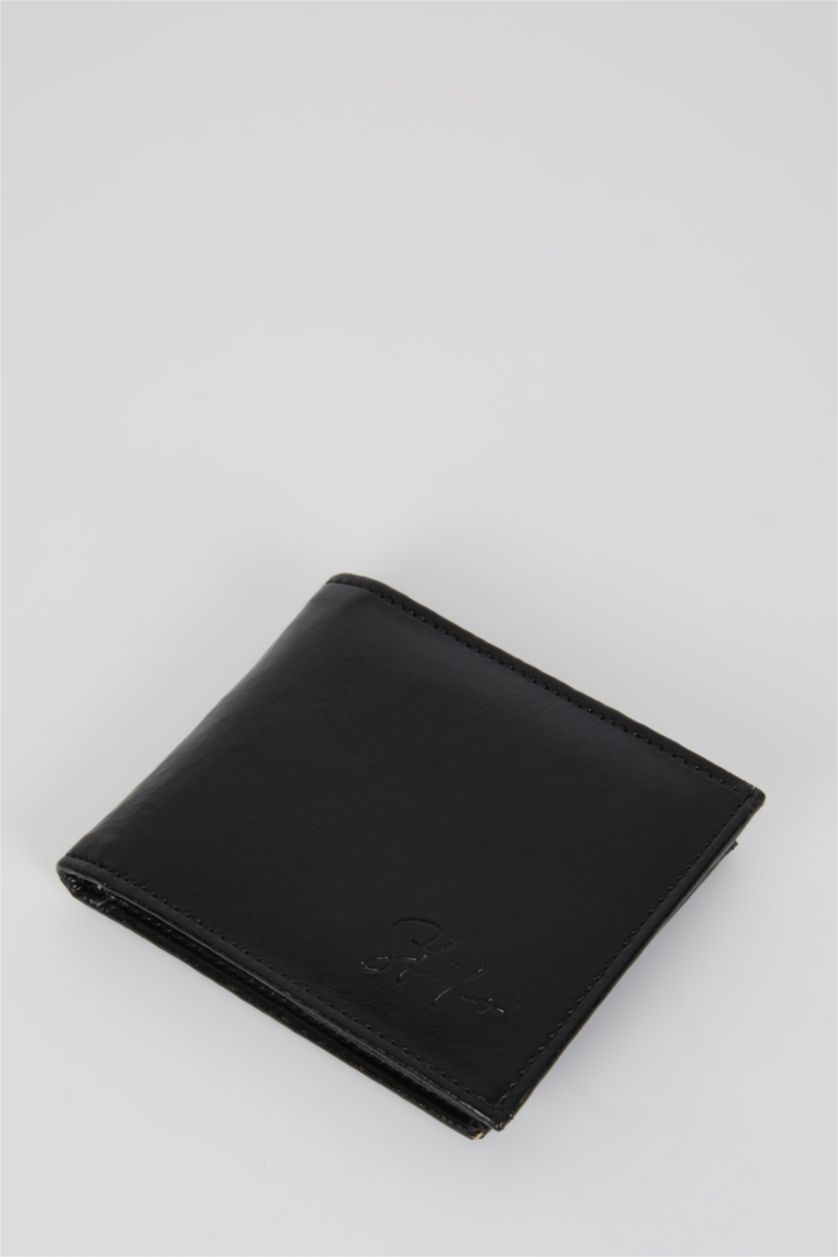 Erkek Siyah Erkek Suni Deri Cüzdan