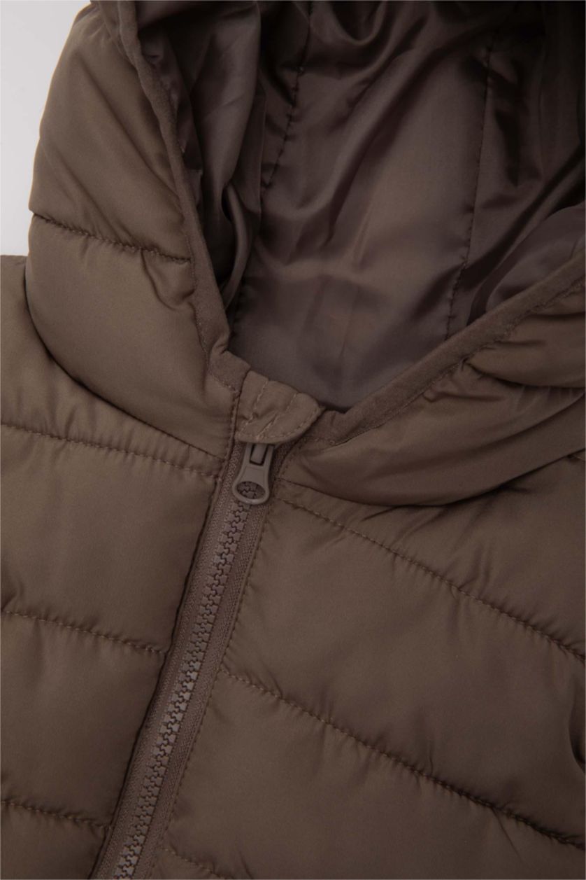 Erkek Bebek Vizon Su Geçirmez Düğmeli Şişme Yelek Erkek Bebek