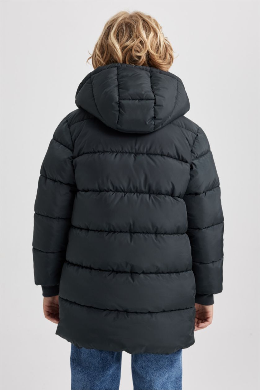 أولاد أنثرا قمصلة نفخ ولادي بغطاء للرأس