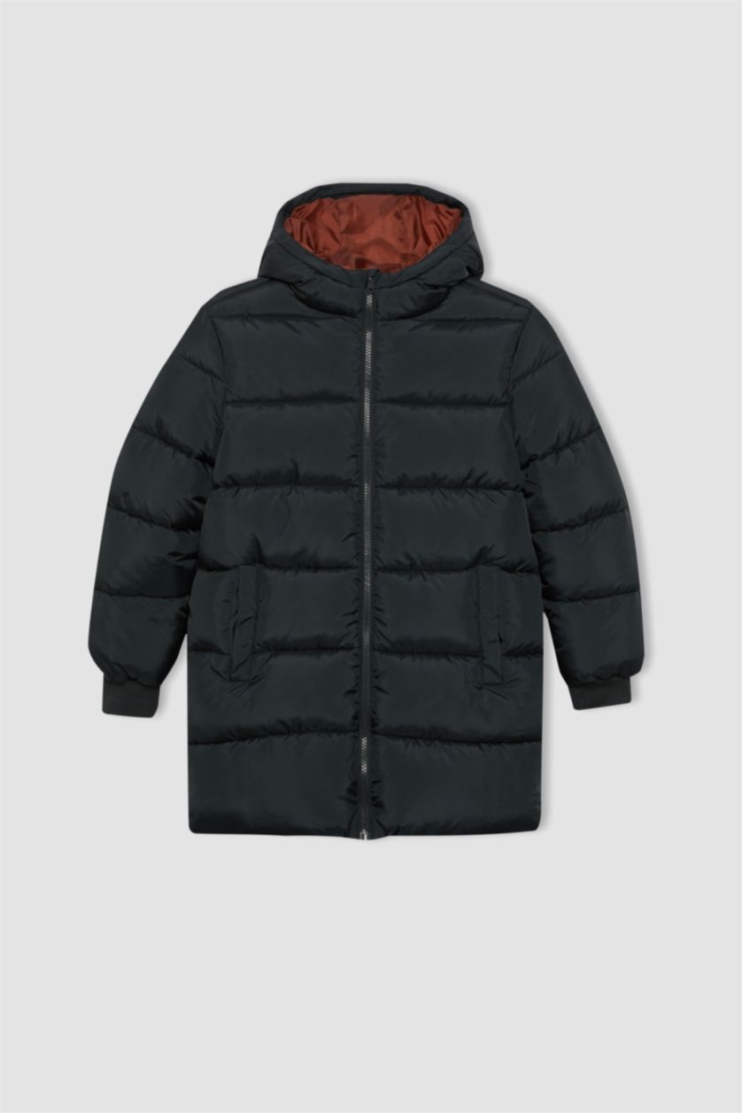 أولاد أنثرا قمصلة نفخ ولادي بغطاء للرأس