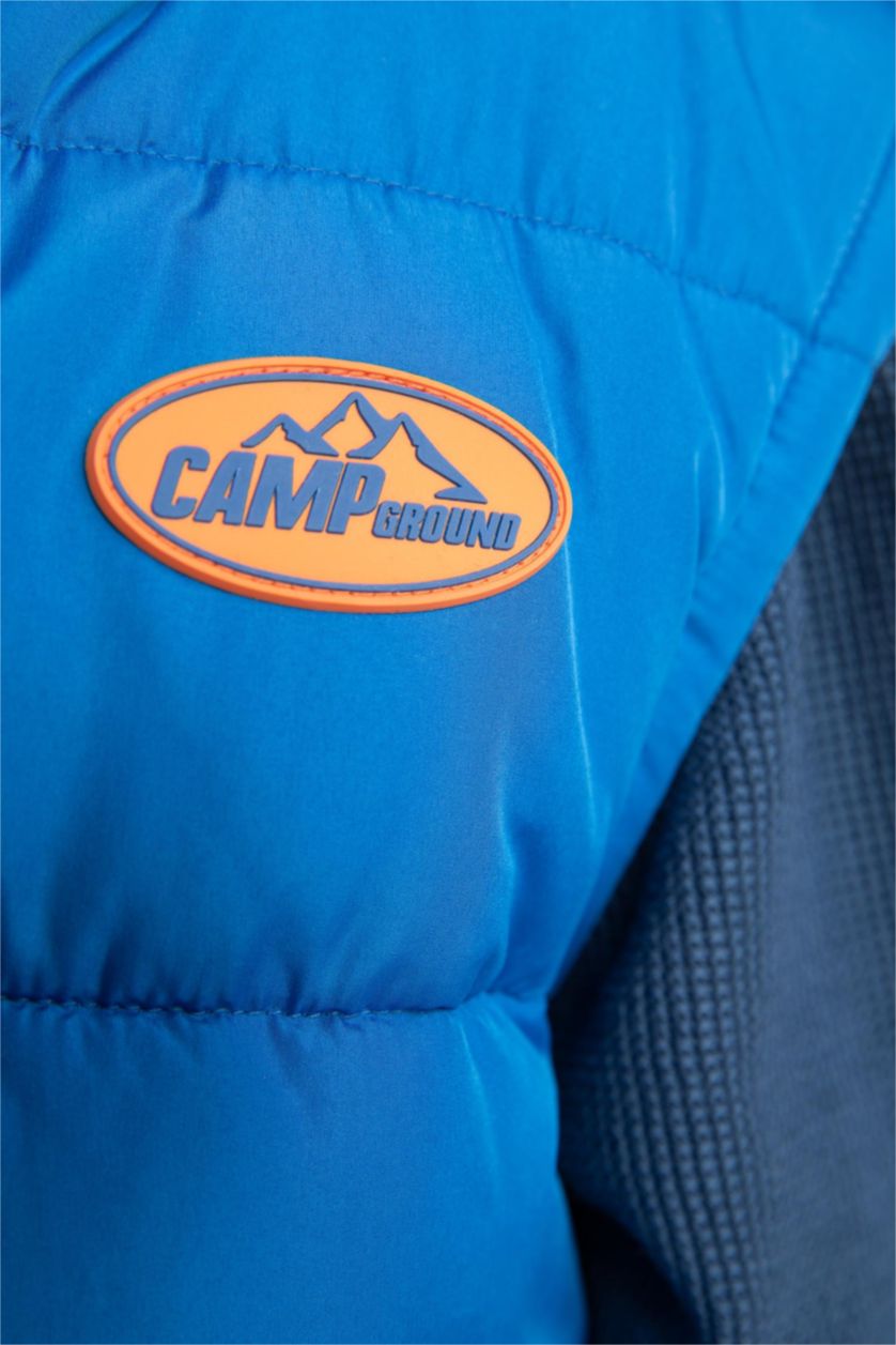 GARÇONS Bleu Doudoune à Capuche Pour Garçon