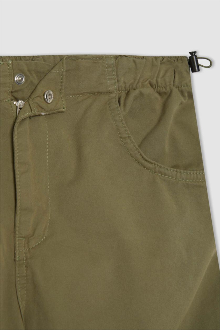 Женщины Темный хаки Брюки из габардина, Coool