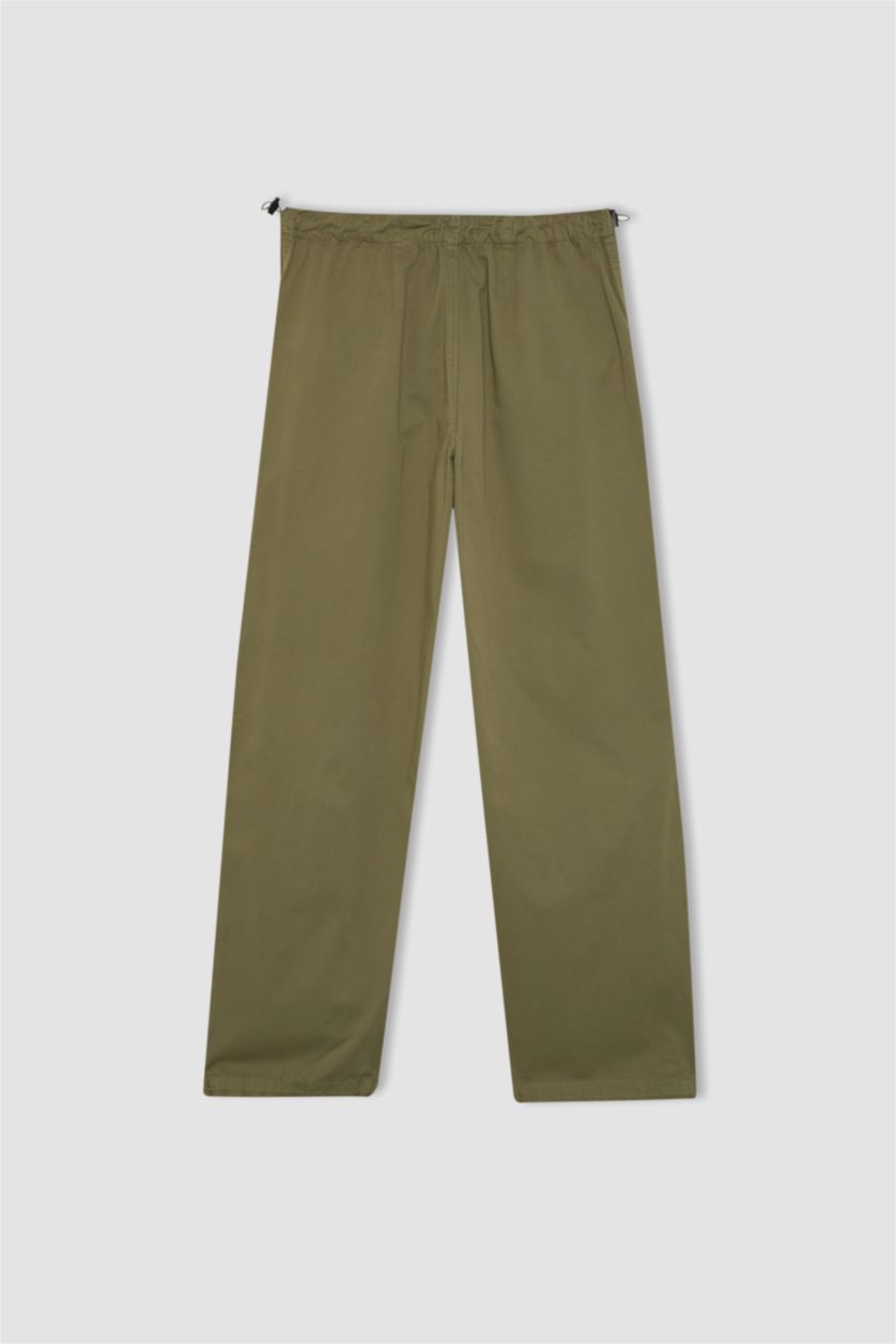 Женщины Темный хаки Брюки из габардина, Coool