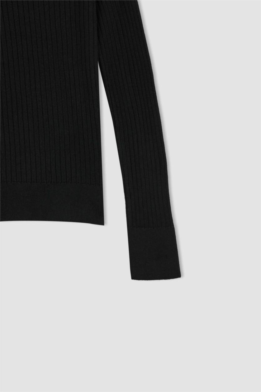 GIRLS & TEENS Black Girl Regular Fit Crew Neck Pullover