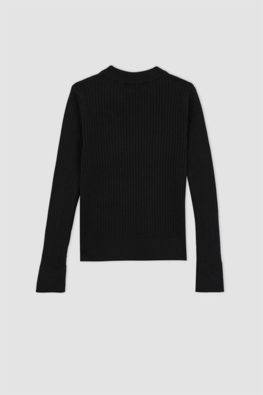 GIRLS & TEENS Black Girl Regular Fit Crew Neck Pullover