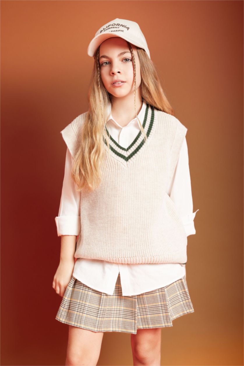 GIRLS & TEENS Ecru Girl Vest