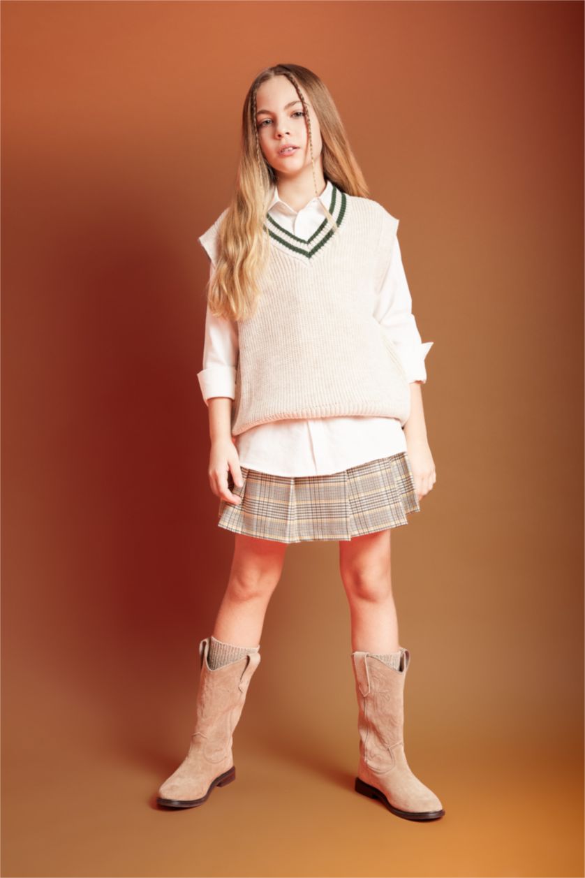 GIRLS & TEENS Ecru Girl Vest