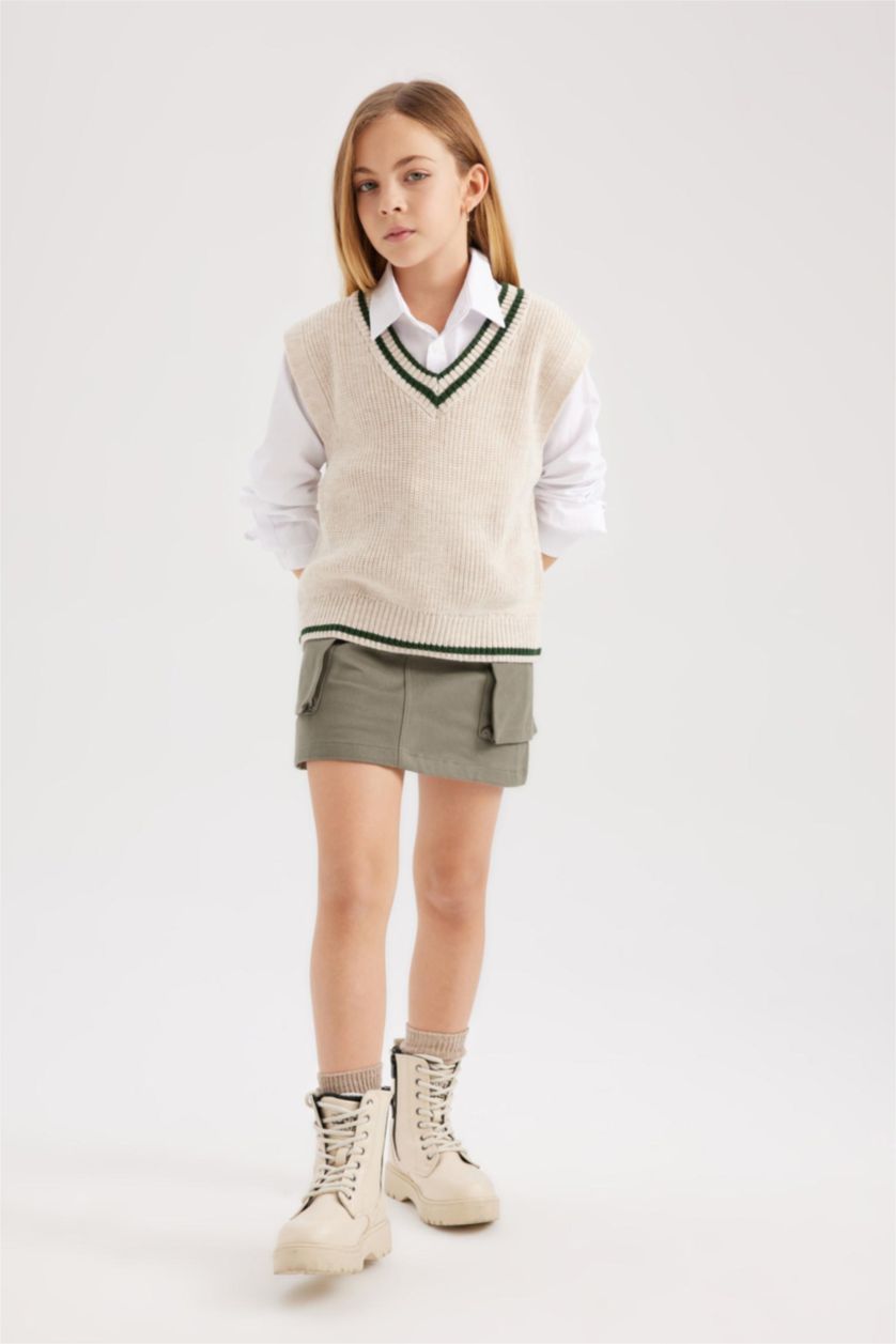 GIRLS & TEENS Ecru Girl Vest