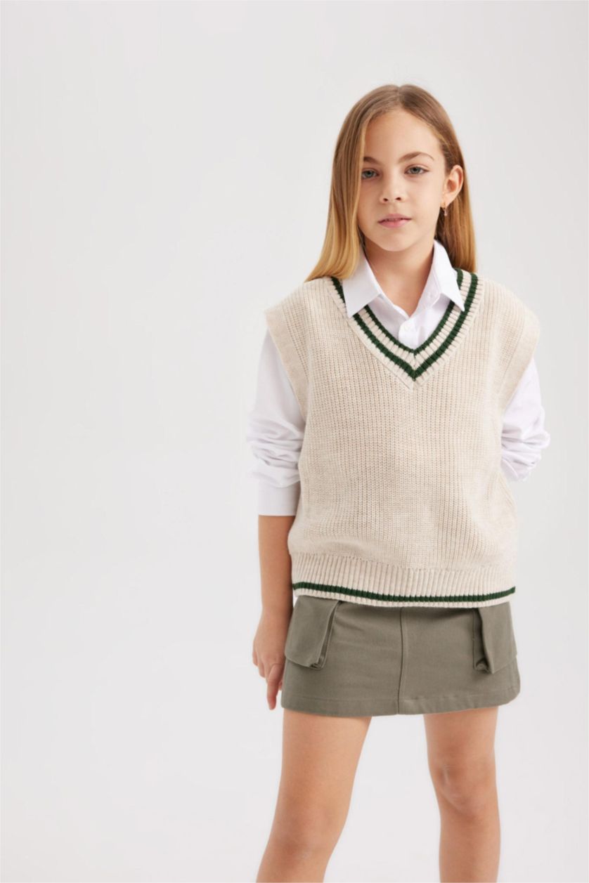 GIRLS & TEENS Ecru Girl Vest