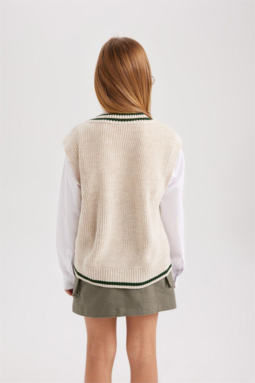 GIRLS & TEENS Ecru Girl Vest