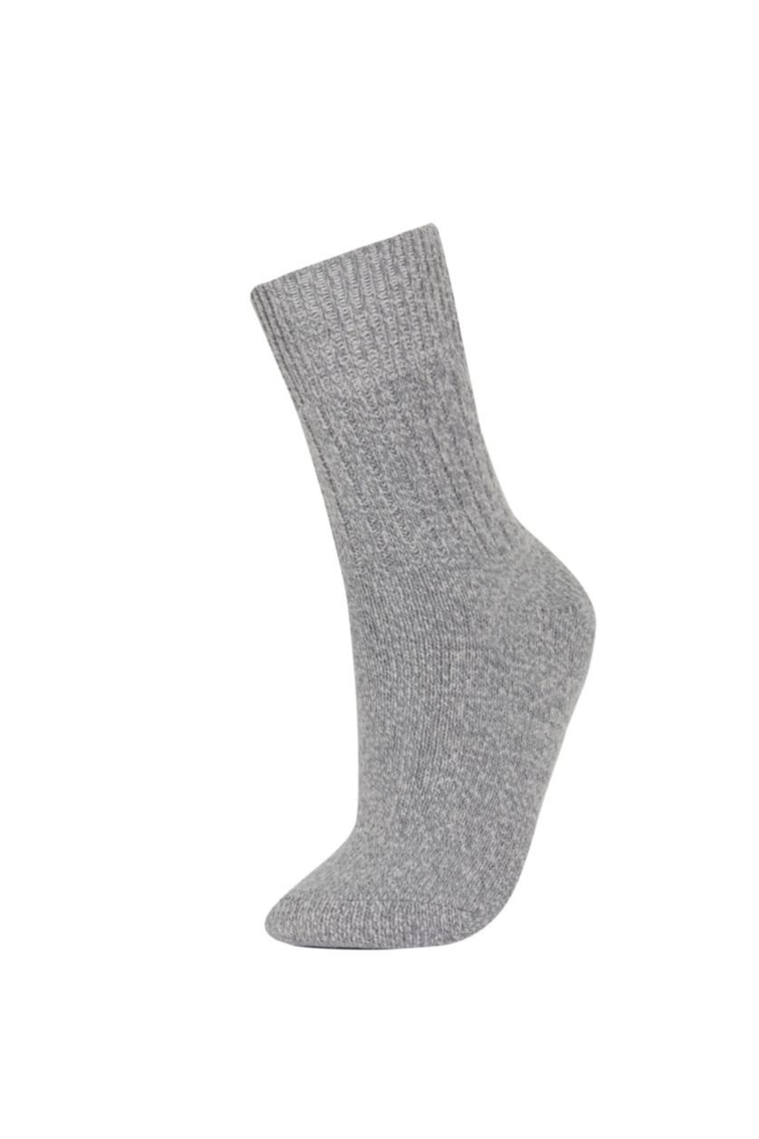 Kadın Karma Kadın 2'li Pamuklu Uzun Çorap