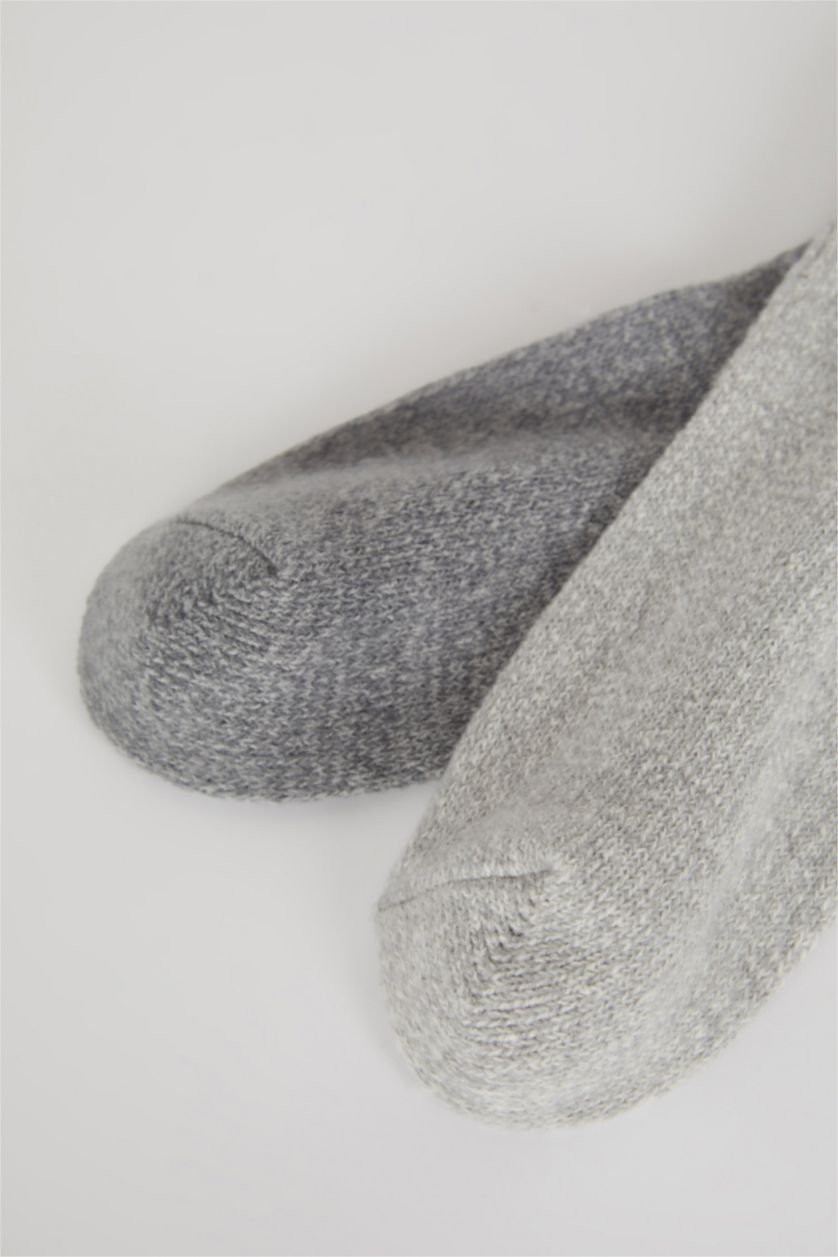 Kadın Karma Kadın 2'li Pamuklu Uzun Çorap