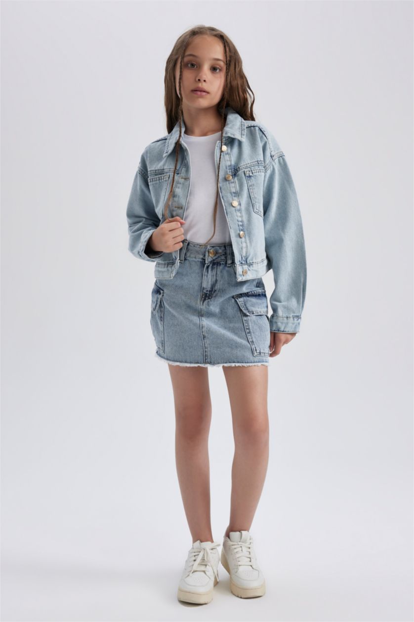 GIRLS & TEENS Light Blue Girl Jacket