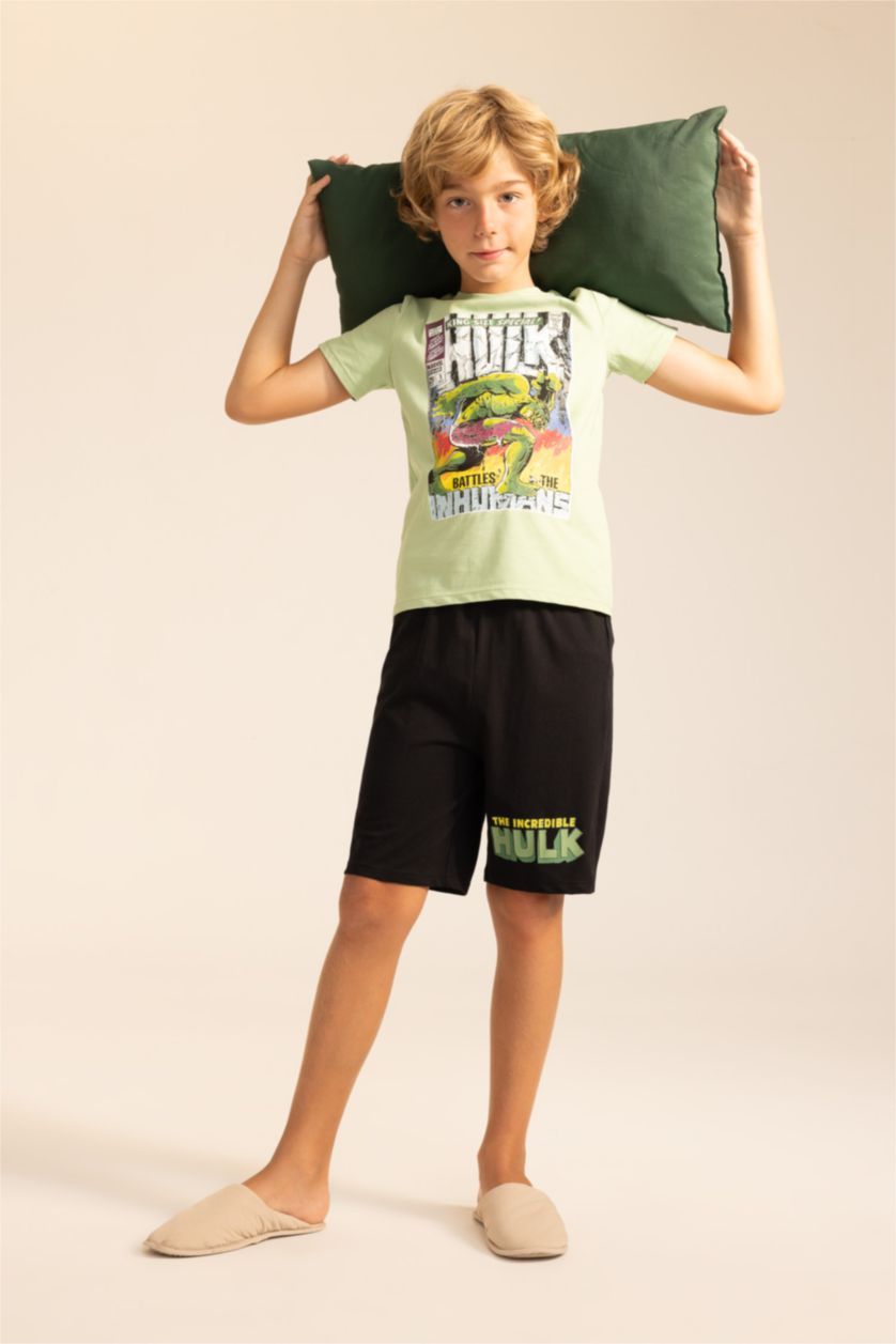 GARÇONS Vert Clair Pyjama Garçon Marvel Comics