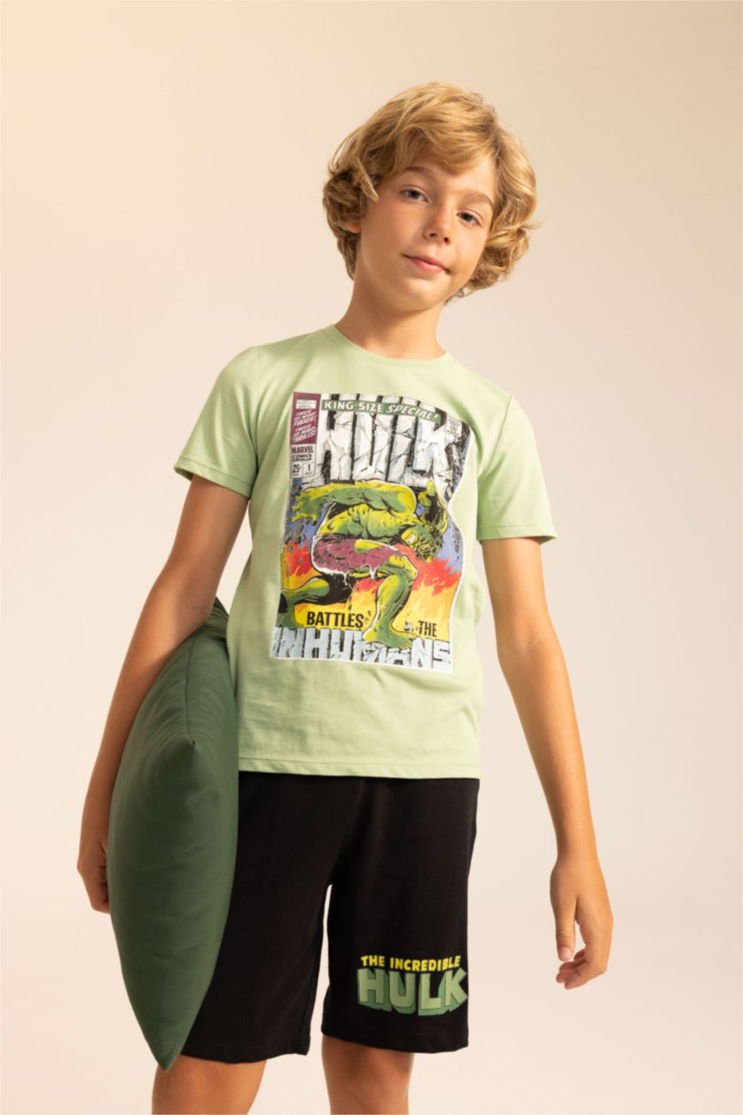 GARÇONS Vert Clair Pyjama Garçon Marvel Comics