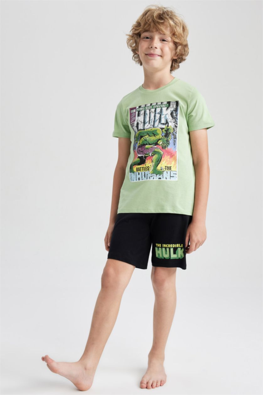 GARÇONS Vert Clair Pyjama Garçon Marvel Comics