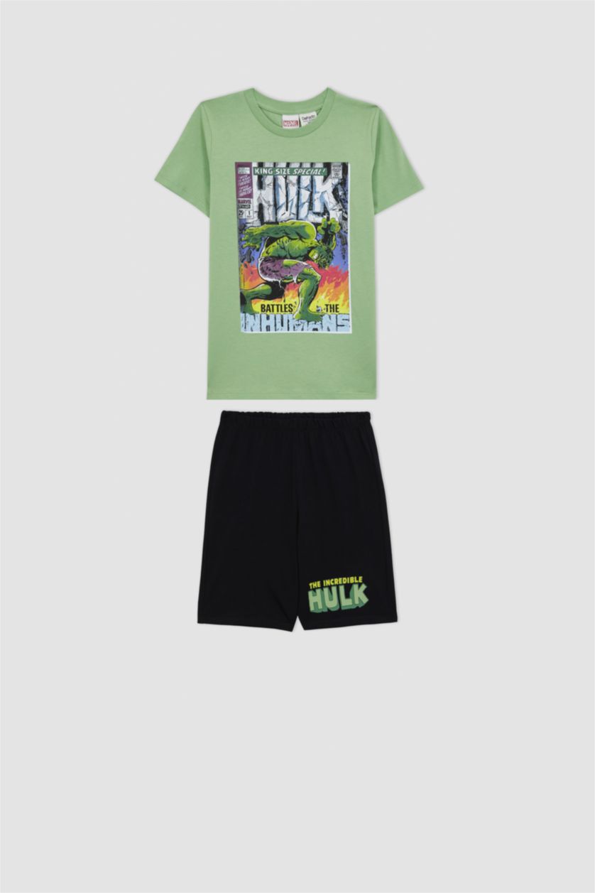 GARÇONS Vert Clair Pyjama Garçon Marvel Comics