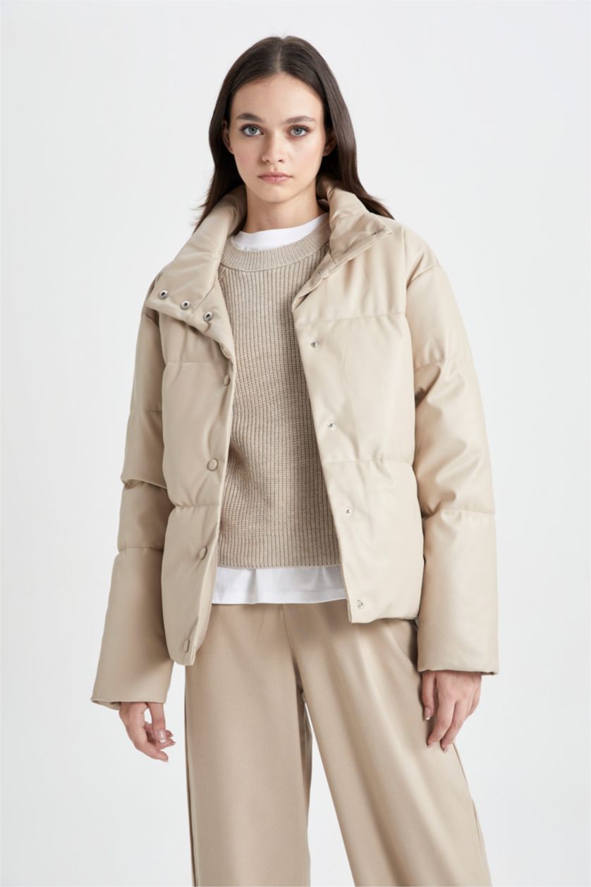 FEMME Beige Manteau Imperméable