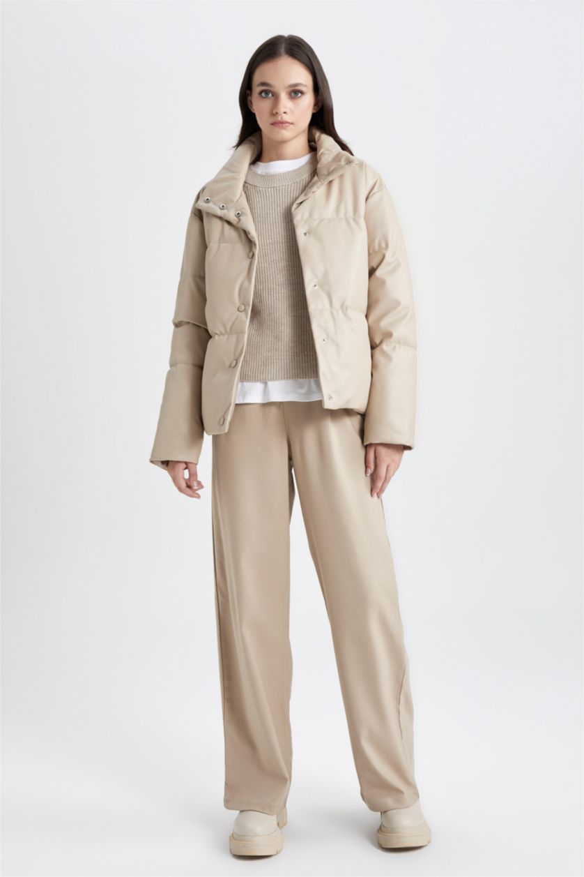 FEMME Beige Manteau Imperméable