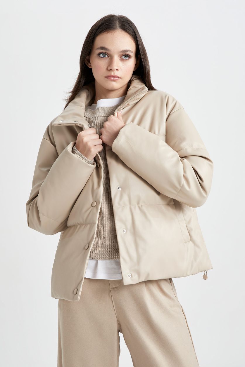 FEMME Beige Manteau Imperméable