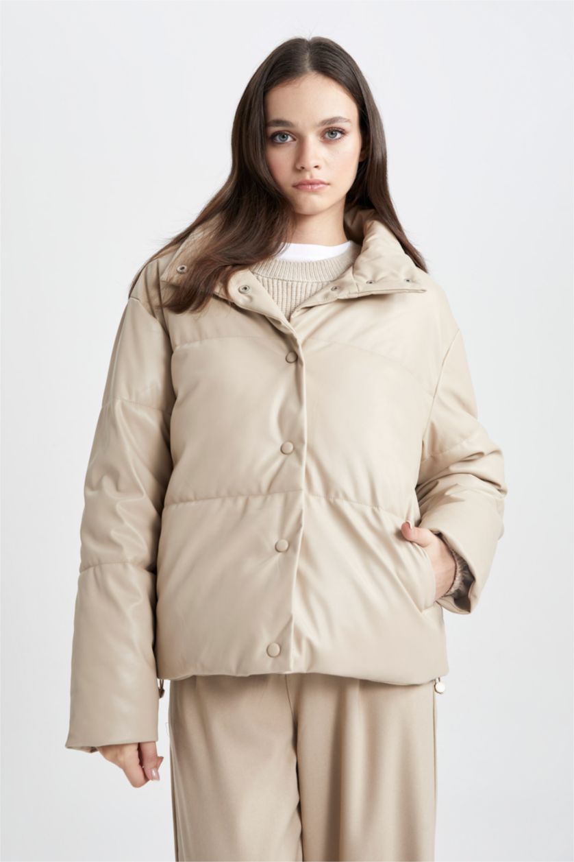 FEMME Beige Manteau Imperméable