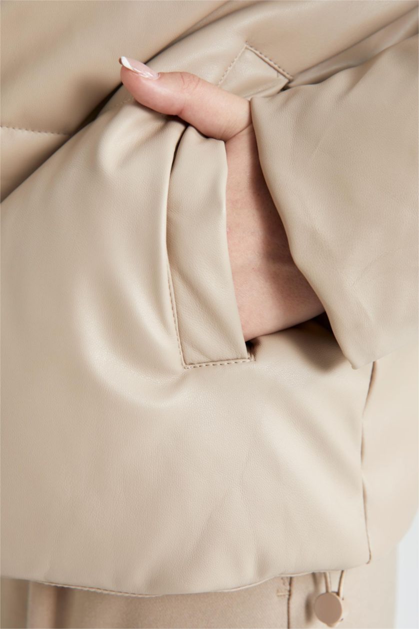 FEMME Beige Manteau Imperméable