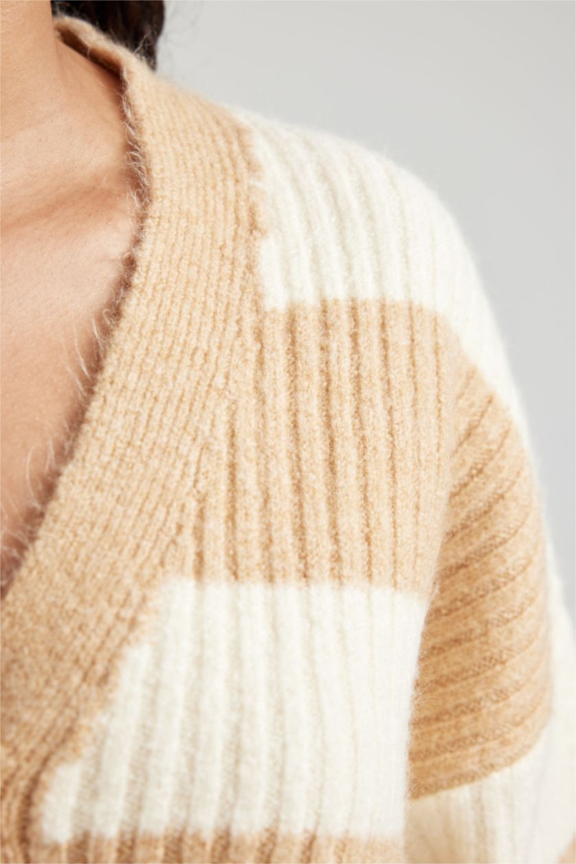 Жіночий Верблюжа шерсть Кардіган стандартного крою трикотажний для жінок