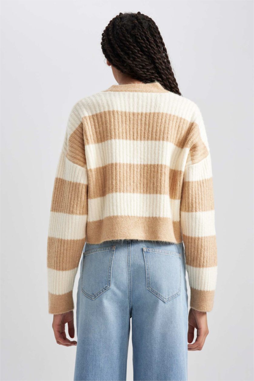 Жіночий Верблюжа шерсть Кардіган стандартного крою трикотажний для жінок