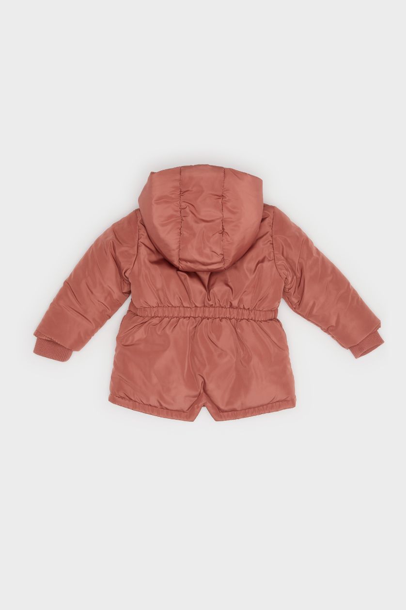 طفلة صغيرة وردي جاكيت بيبي بناتي بكابيشون