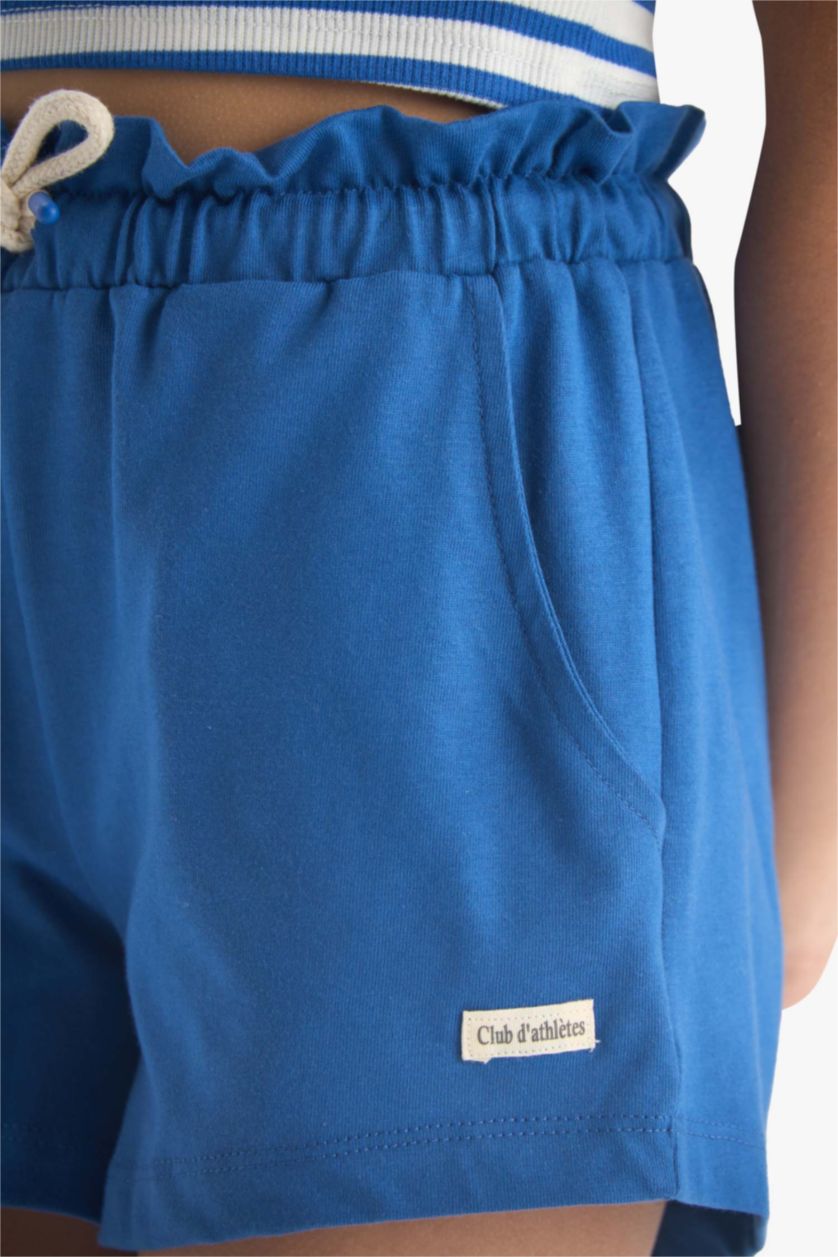 GIRLS & TEENS Sax Girl Elastic Waist Printed Shorts