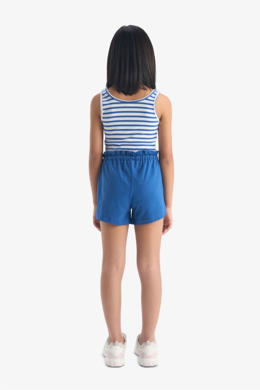 GIRLS & TEENS Sax Girl Elastic Waist Printed Shorts