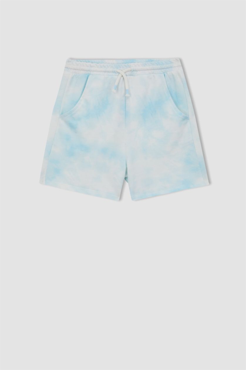 Girls & Teens Aqua Girls' Sweatshirt Fabric Shorts