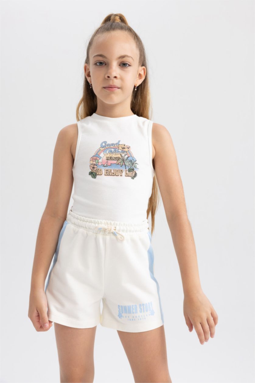 Girls & Teens Ecru Shorts