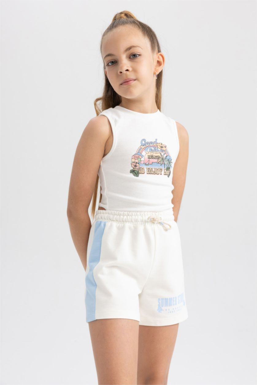 Girls & Teens Ecru Shorts